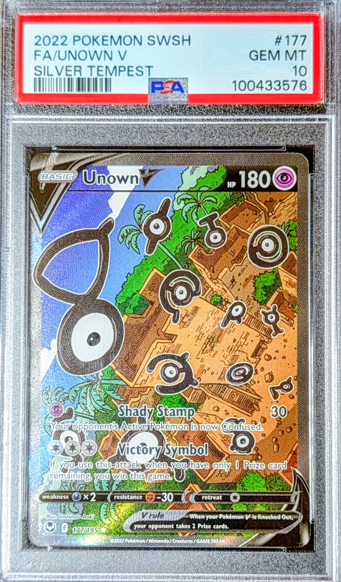 PSA 10 Unown V 177/195