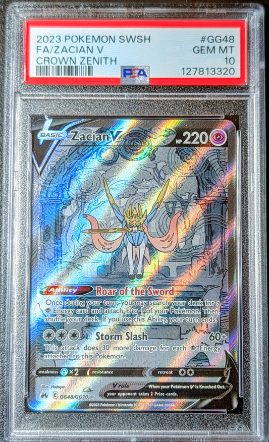 PSA 10 Zacian V GG48/GG70