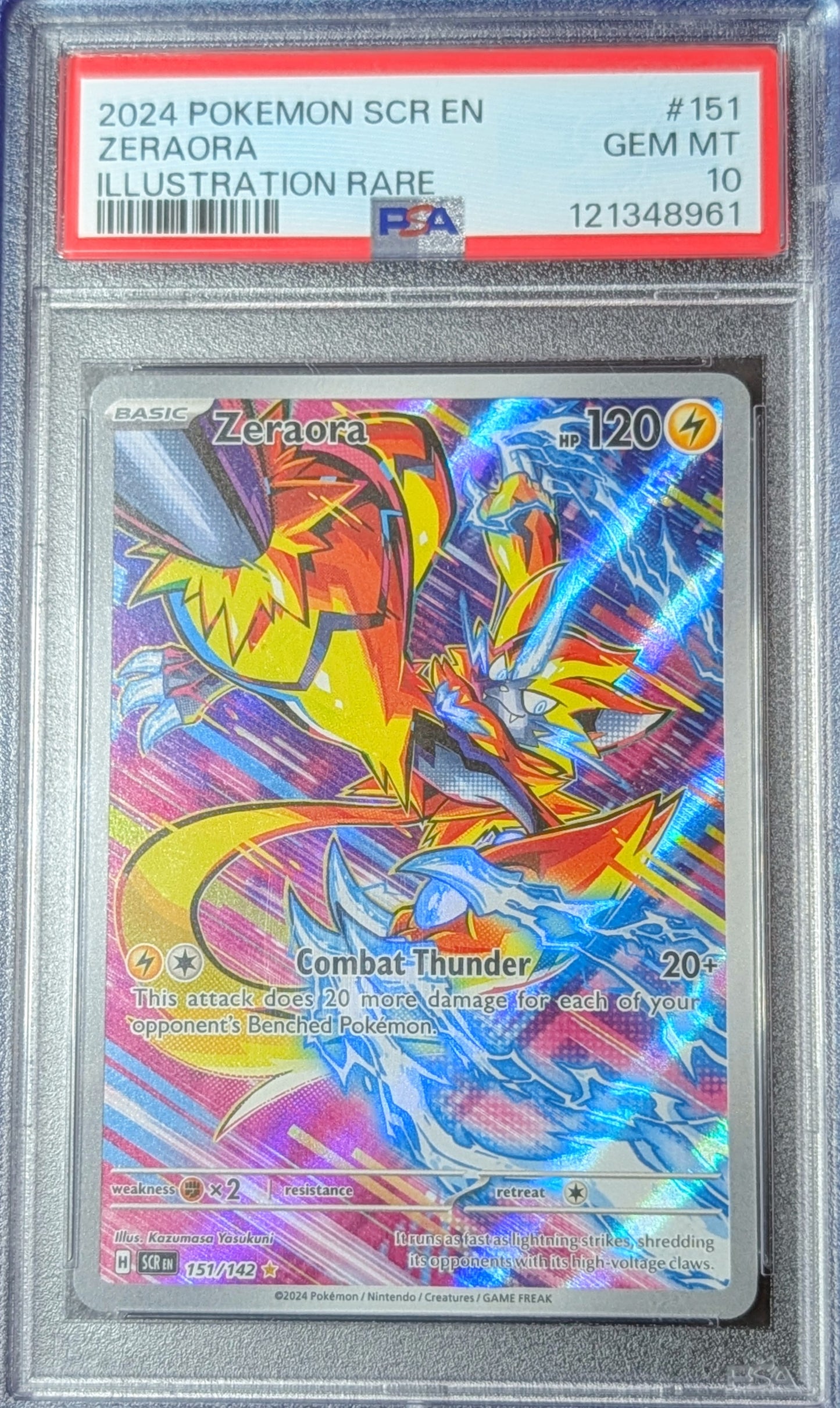 PSA 10 Zeraora 151/142