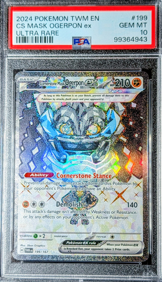 PSA 10 Cornerstone Mask Ogerpon EX 199/167