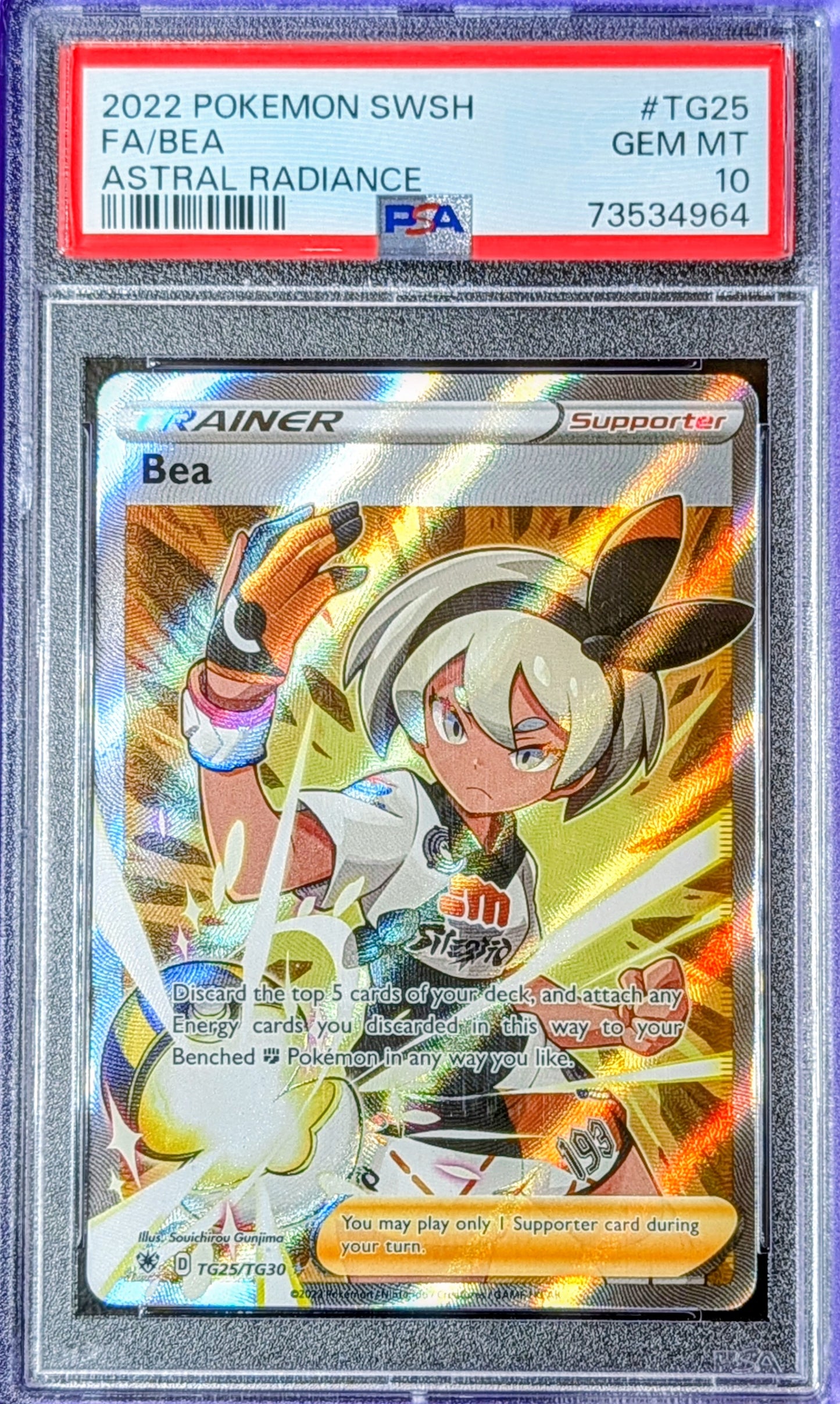 PSA 10 Bea TG25/TG30