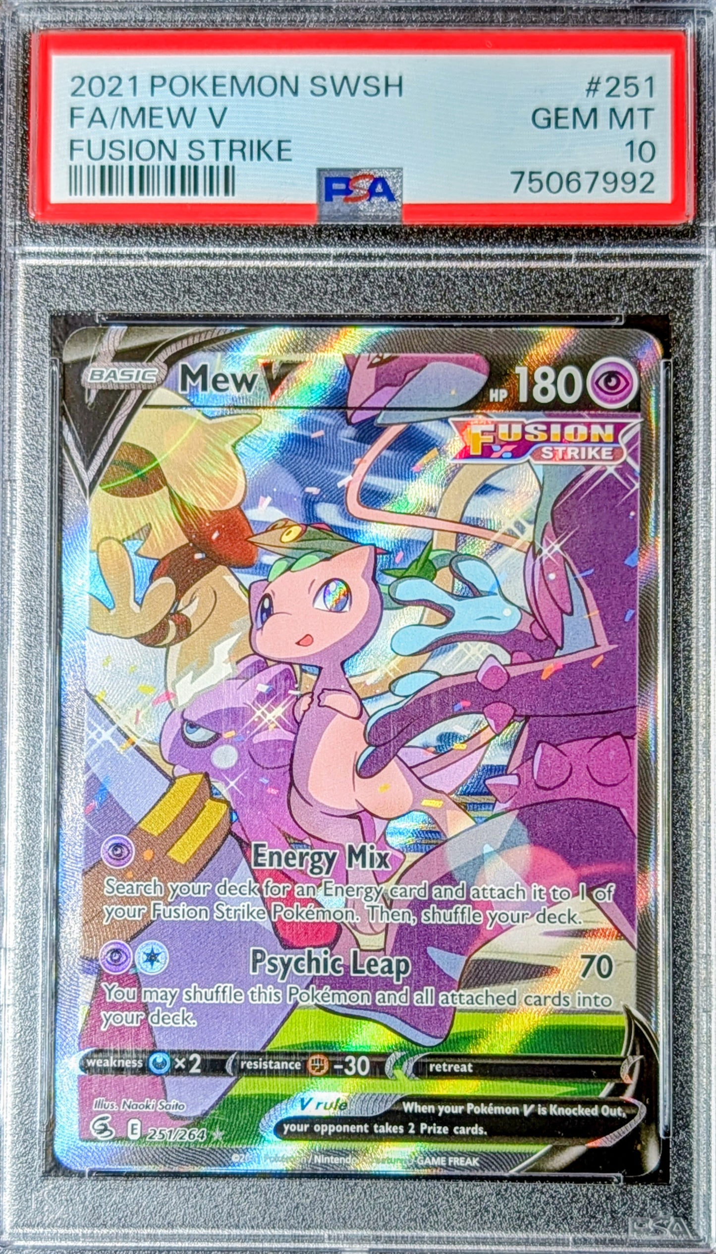 PSA 10 Mew V 251/264