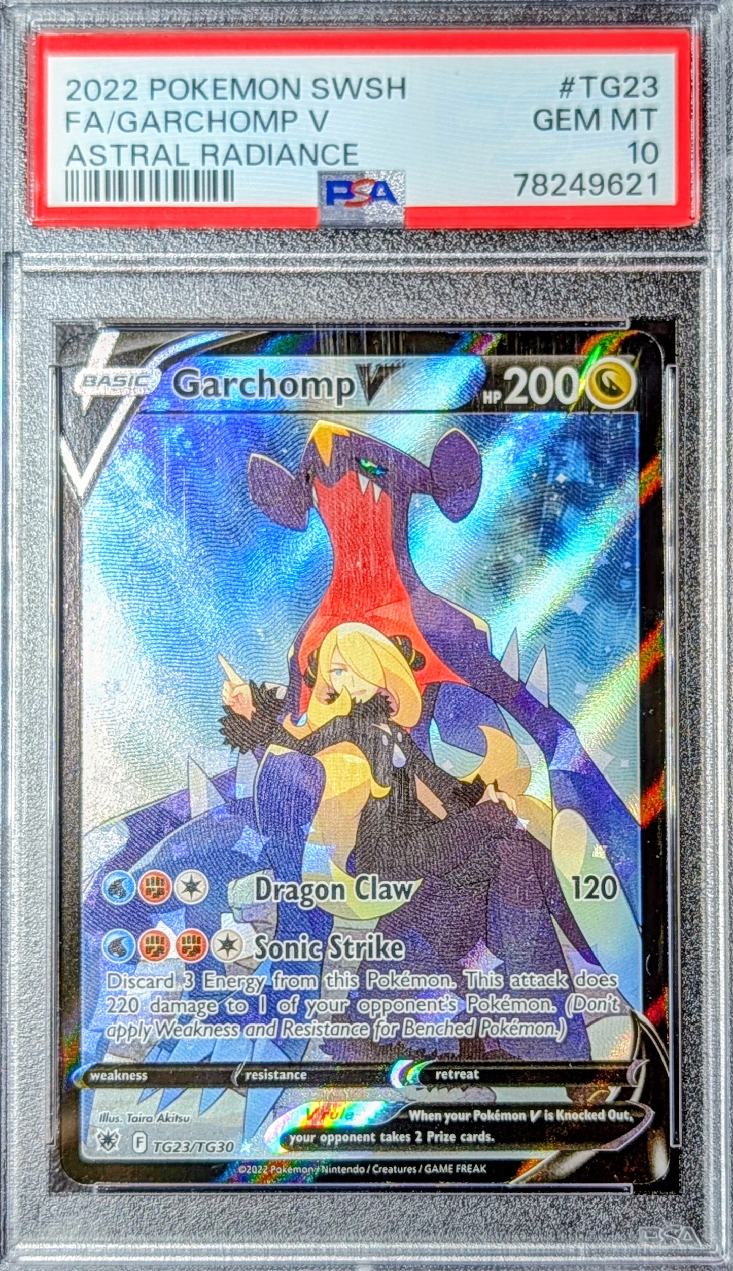 PSA 10 Garchomp V TG23/TG30