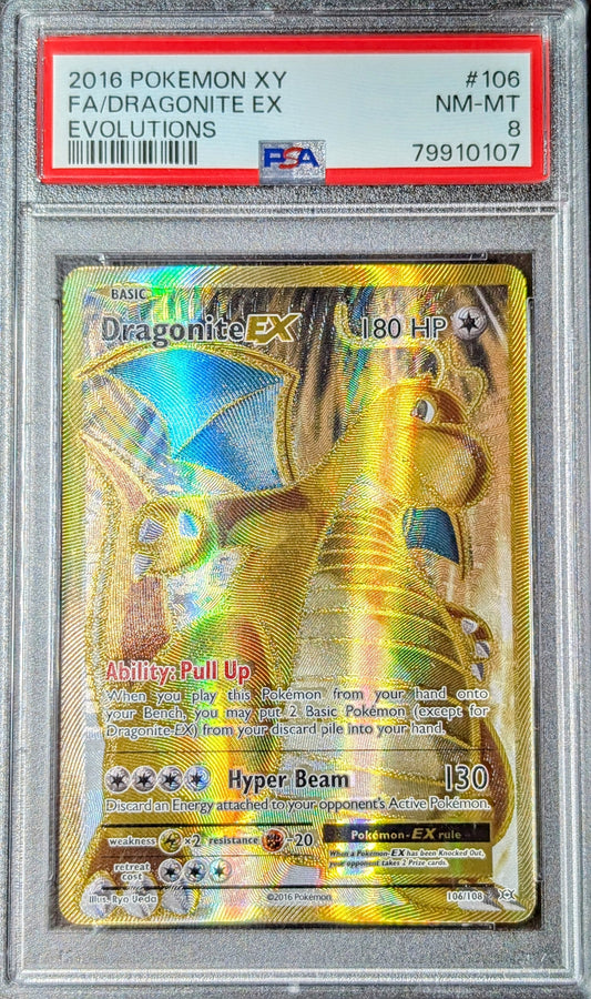 PSA 8 Dragonite 106/108