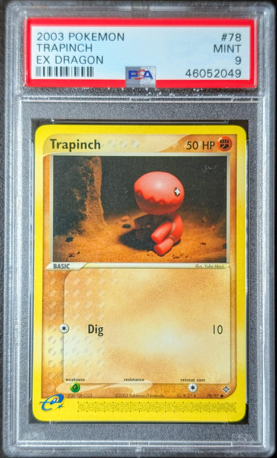 PSA 9 Trapinch 78/97
