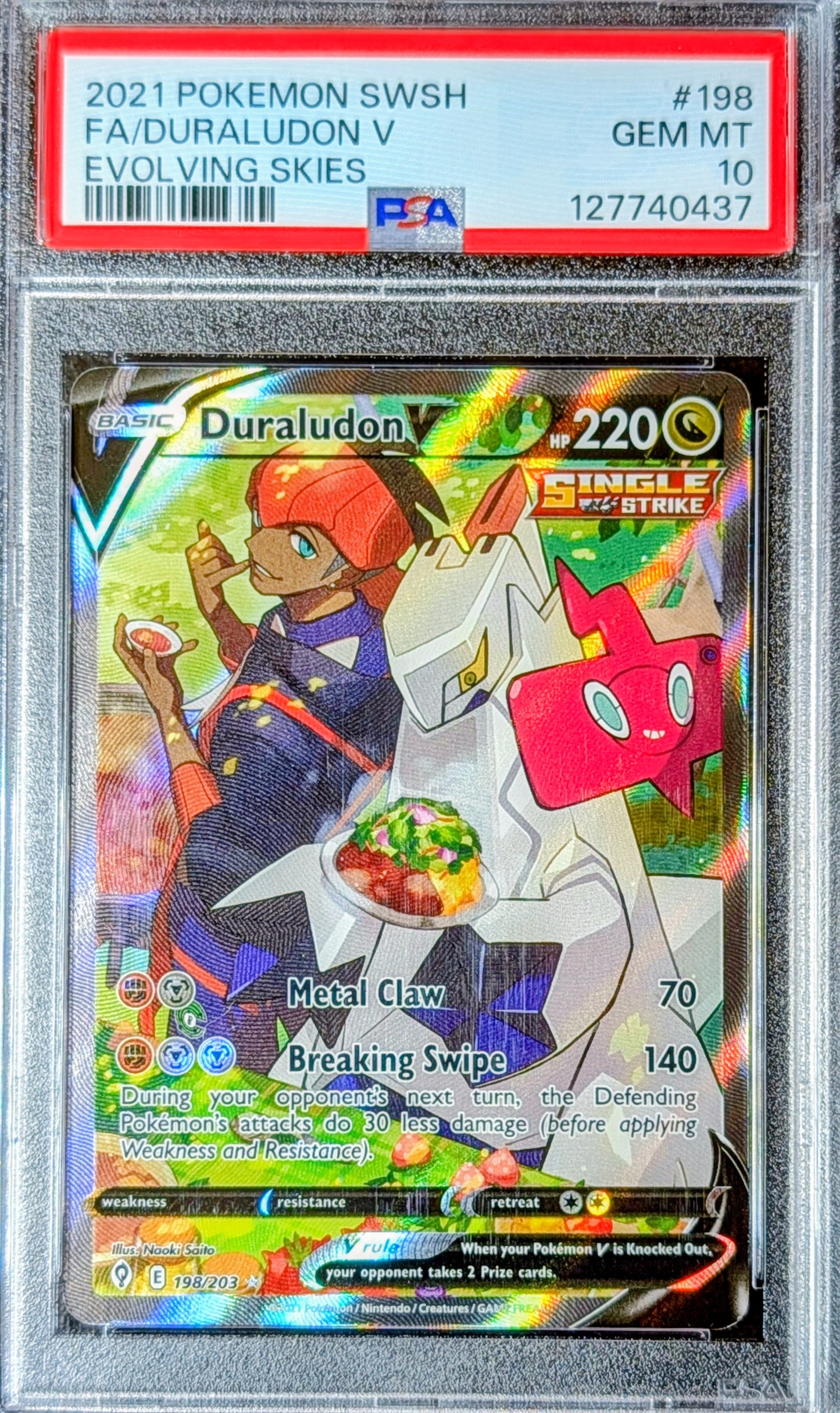 PSA 10 Duraludon V 198/203