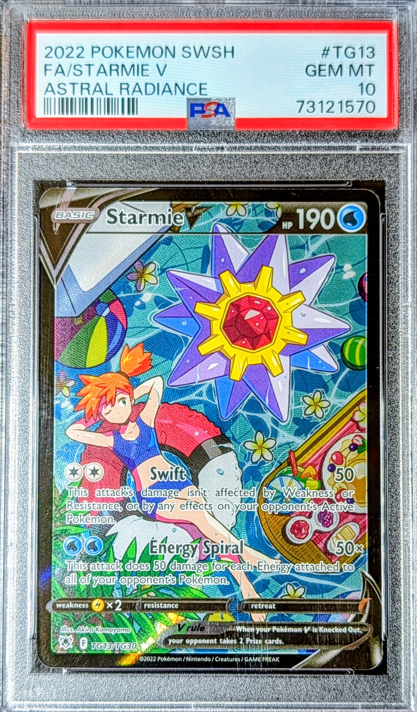 PSA 10 Starmie V TG13/TG30