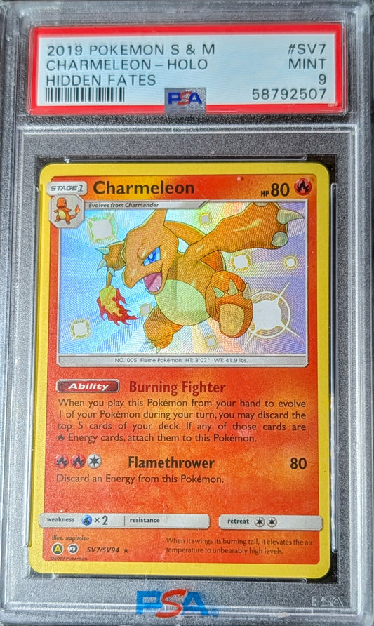 PSA 9 Charmeleon SV7/SV94