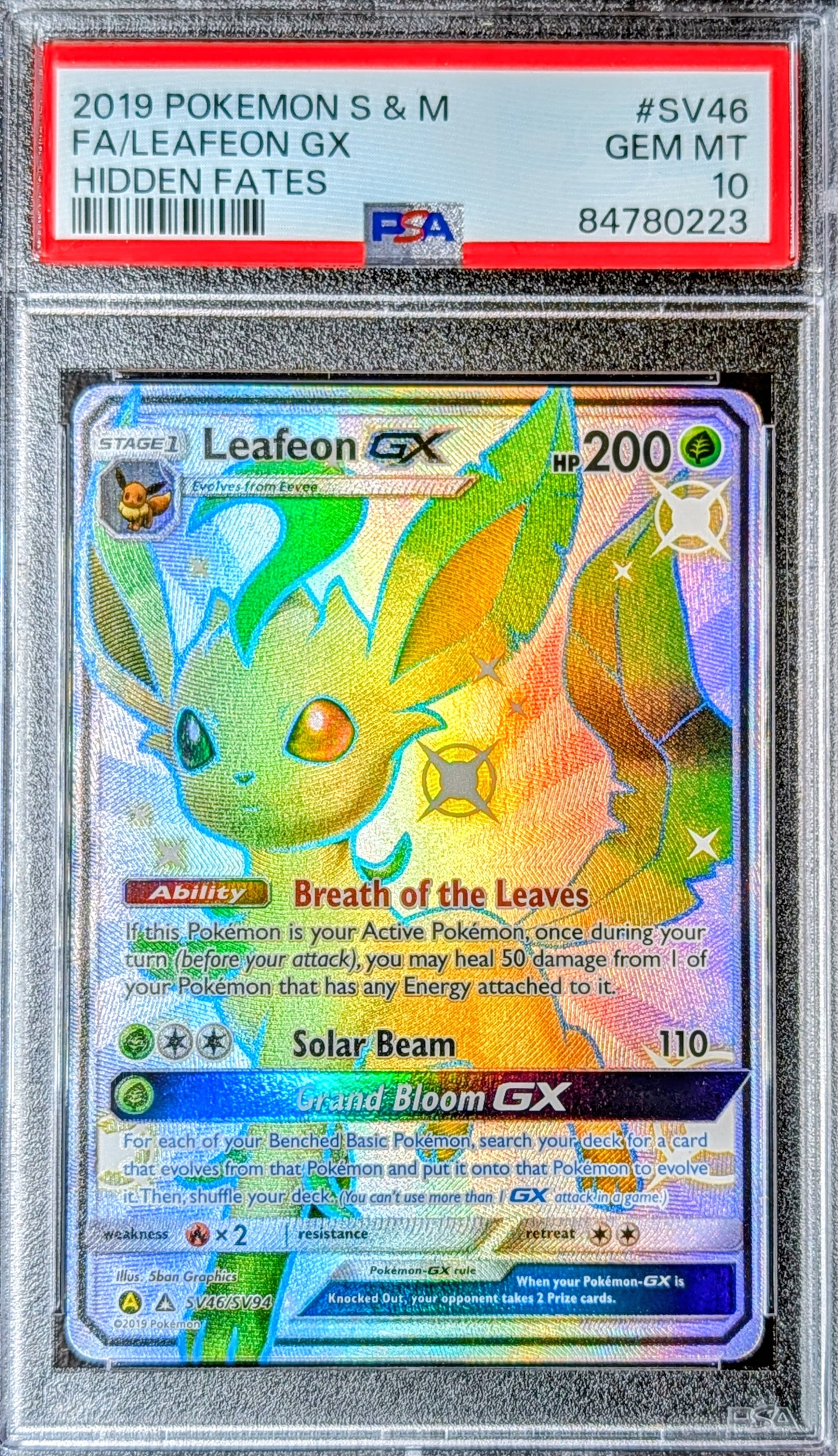 PSA 10 Leafeon GX SV46/SV94