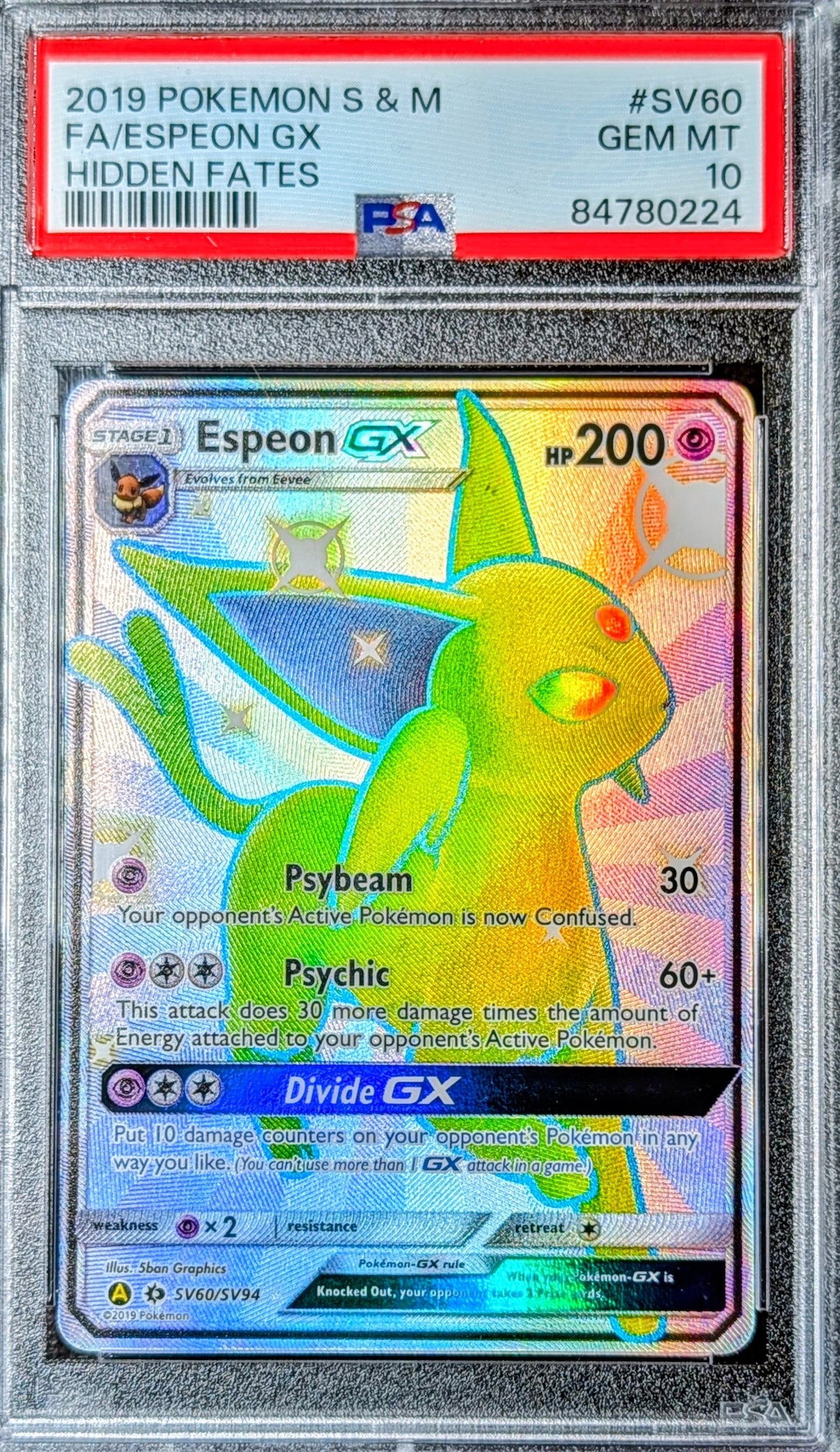 PSA 10 Espeon GX SV60/SV94