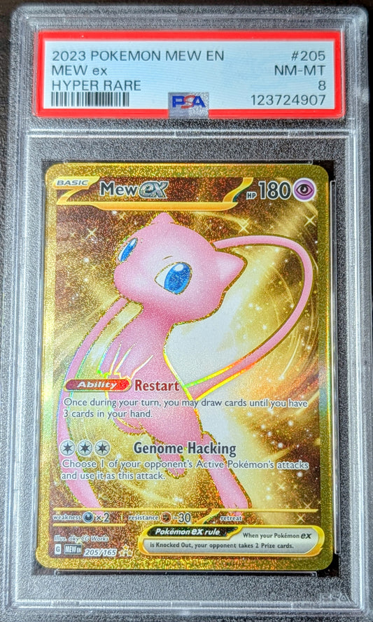 PSA 8 Mew EX 205/165