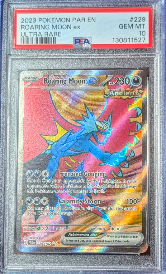 PSA 10 Roaring Moon EX 229/182