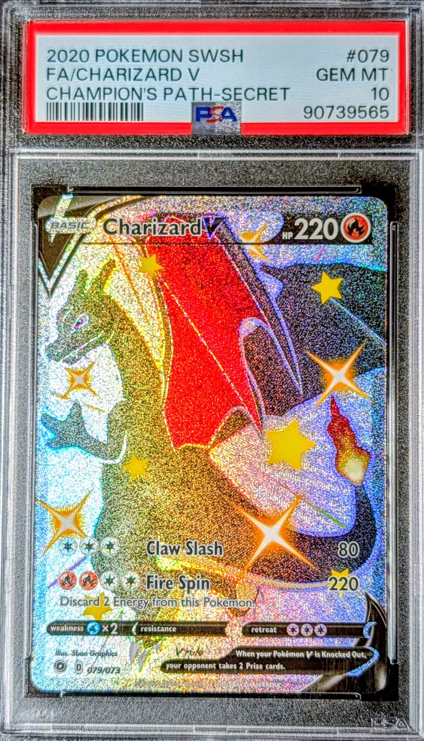 PSA 10 Charizard V 079/073