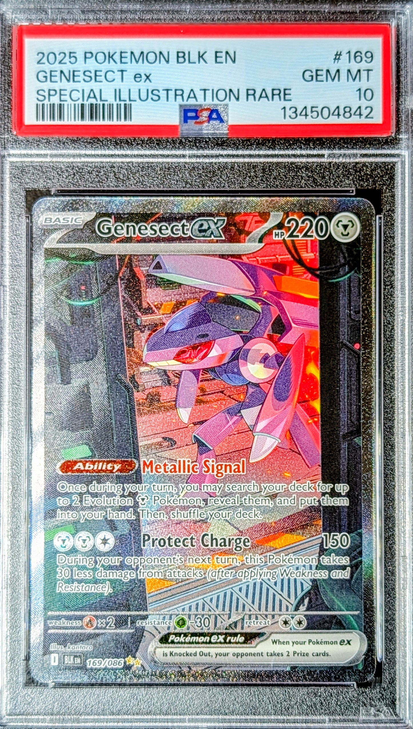PSA 10 Genesect EX 169/086