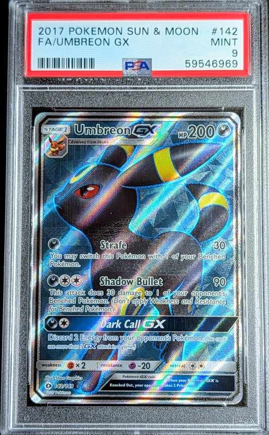PSA 9 Umbreon GX 142/149