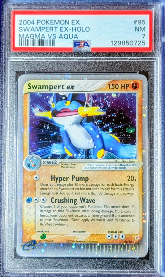 PSA 7 Swampert EX 95/95