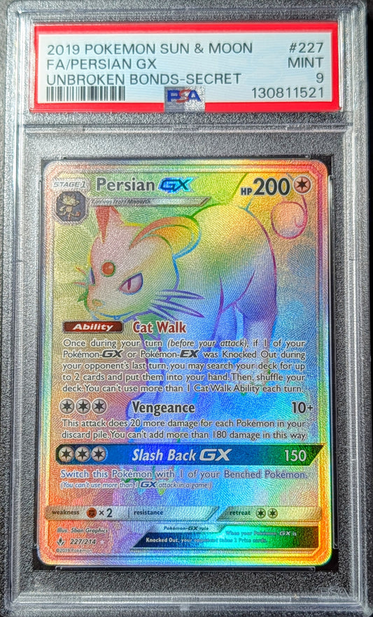 PSA 9 Persian GX 227/214