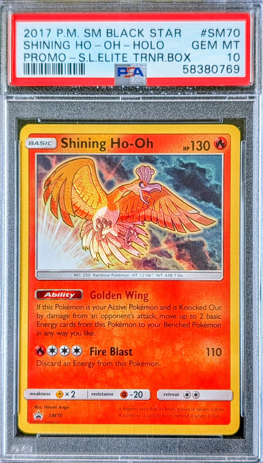 PSA 10 Shining Ho-Oh SM70