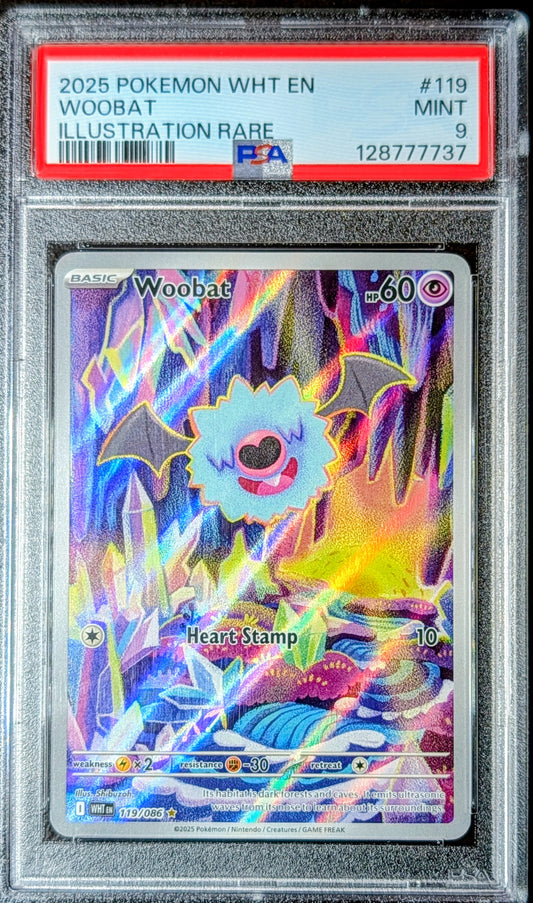PSA 9 Woobat 119/086