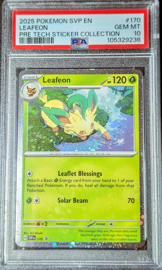 PSA 10 Leafeon SVP170