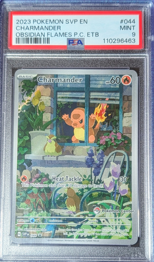 PSA 9 Pokemon Center Charmander SVP044