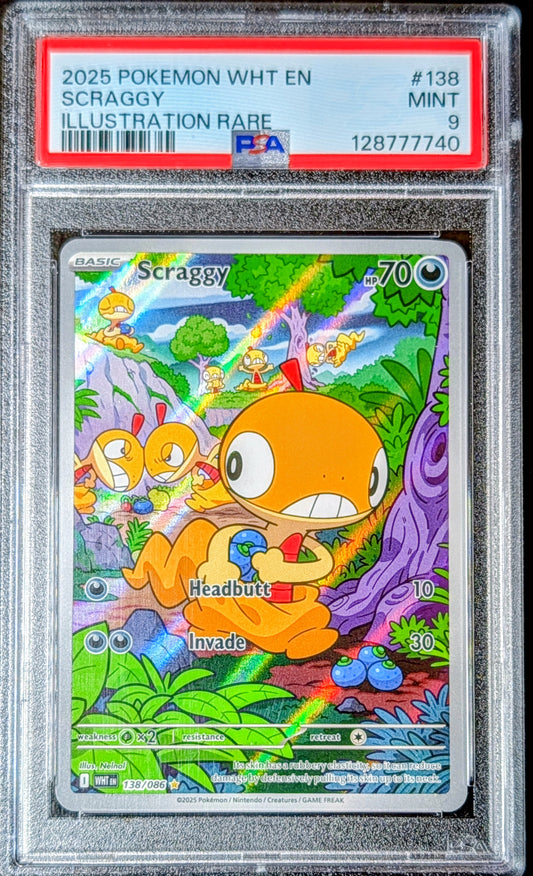 PSA 9 Scraggy 138/086