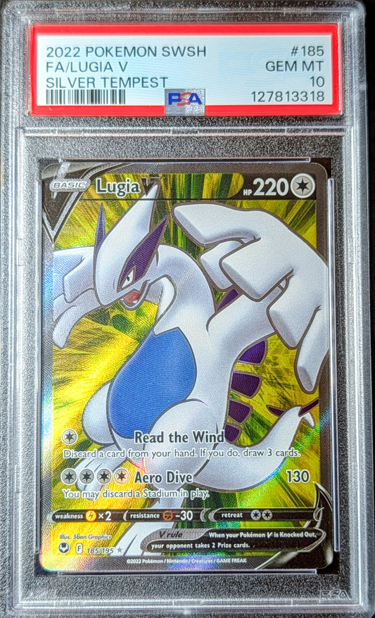 PSA 10 Lugia V 185/195