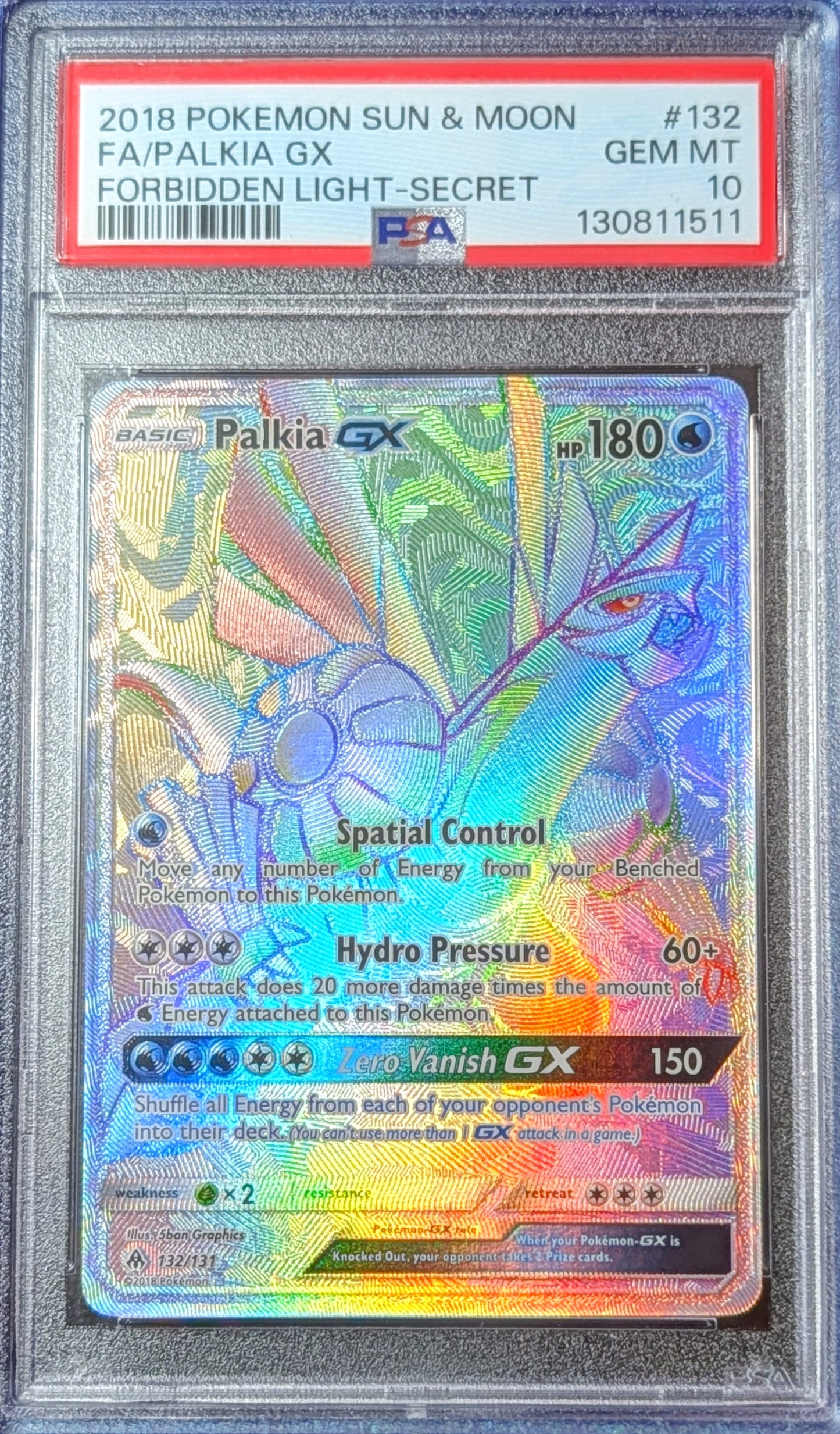 PSA 10 Palkia GX 132/131