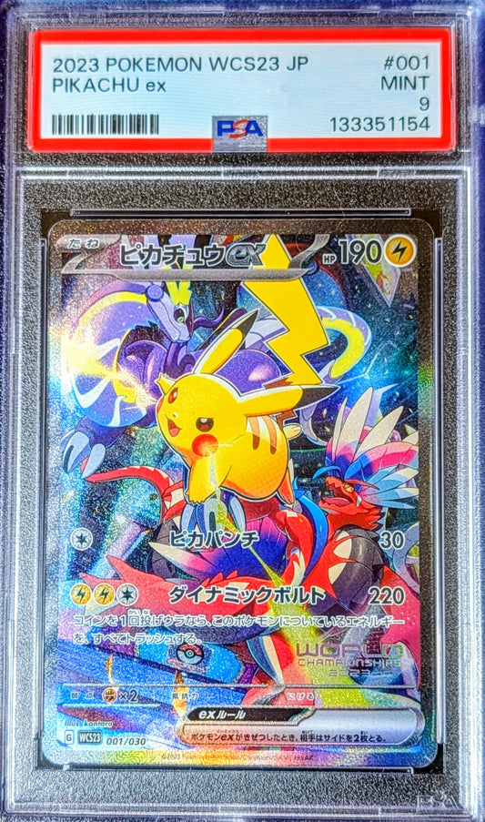 PSA 9 Pikachu EX 001/030