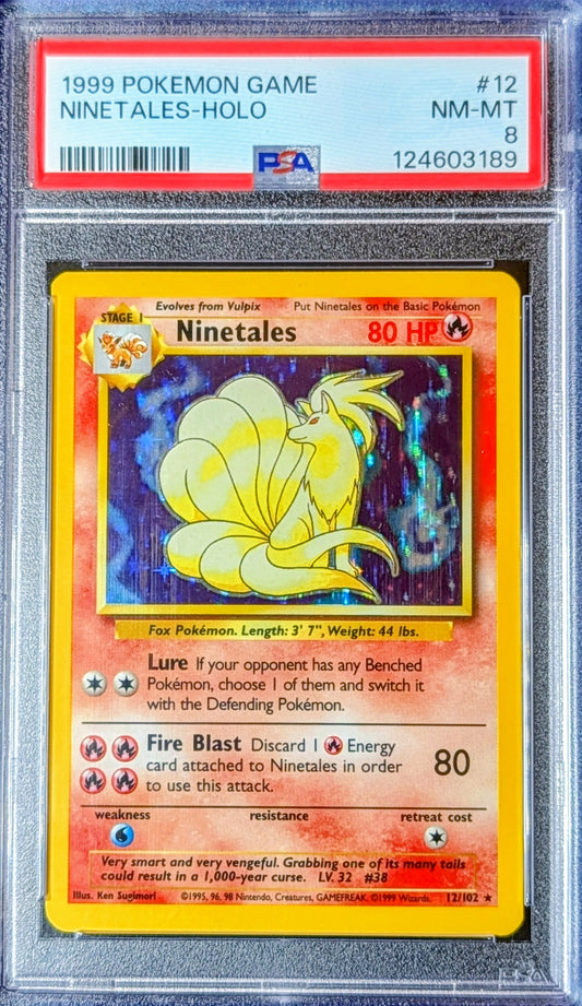PSA 8 Ninetales 12/102