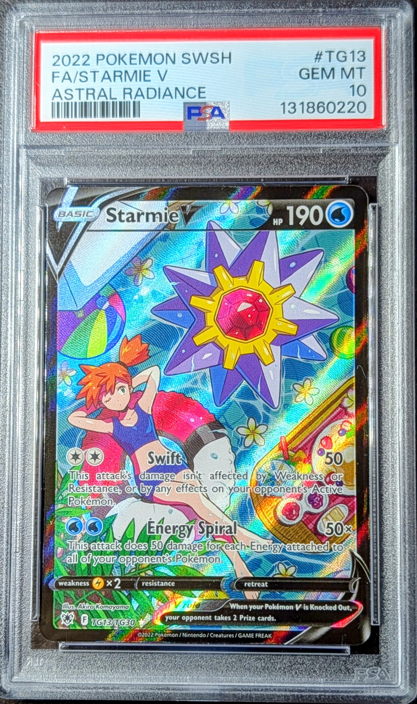 PSA 10 Starmie V TG13/TG30
