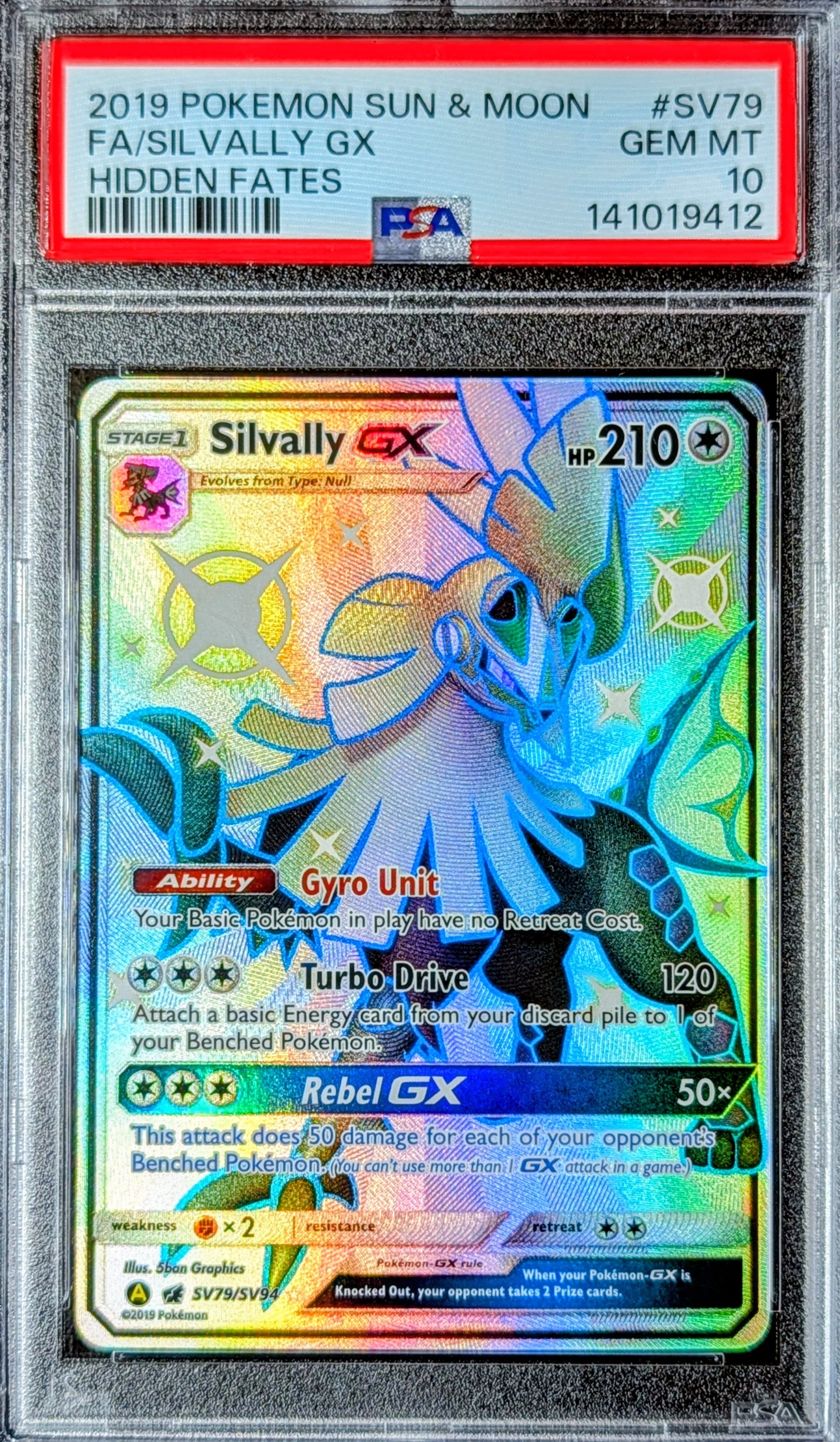 PSA 10 Silvally GX SV79/SV94