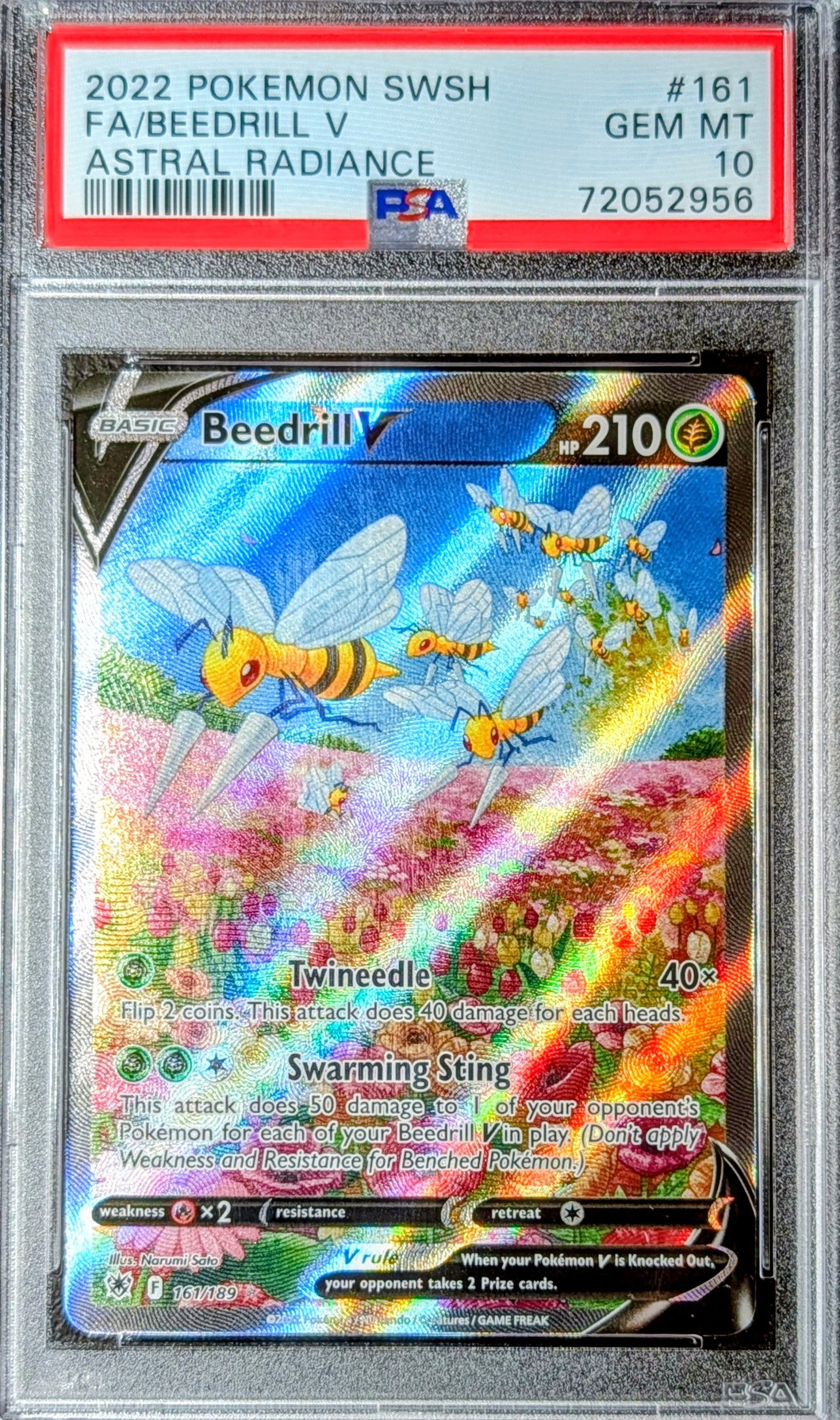 PSA 10 Beedrill V 161/189