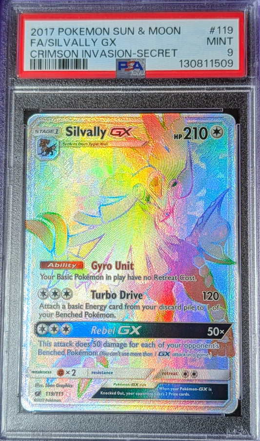PSA 9 Silvally GX 119/111