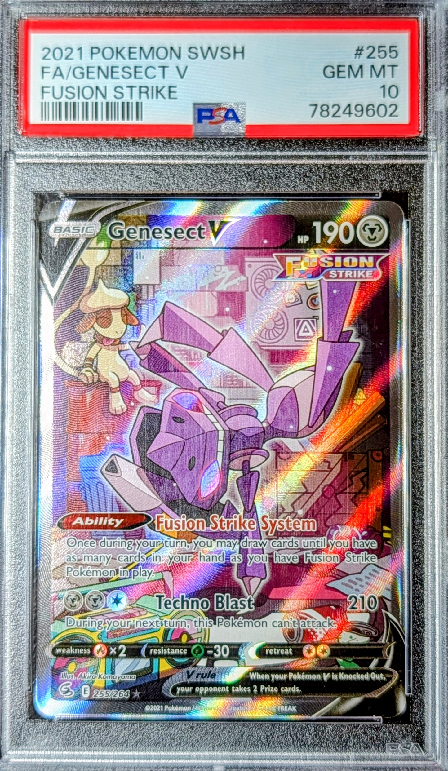 PSA 10 Genesect V 255/264