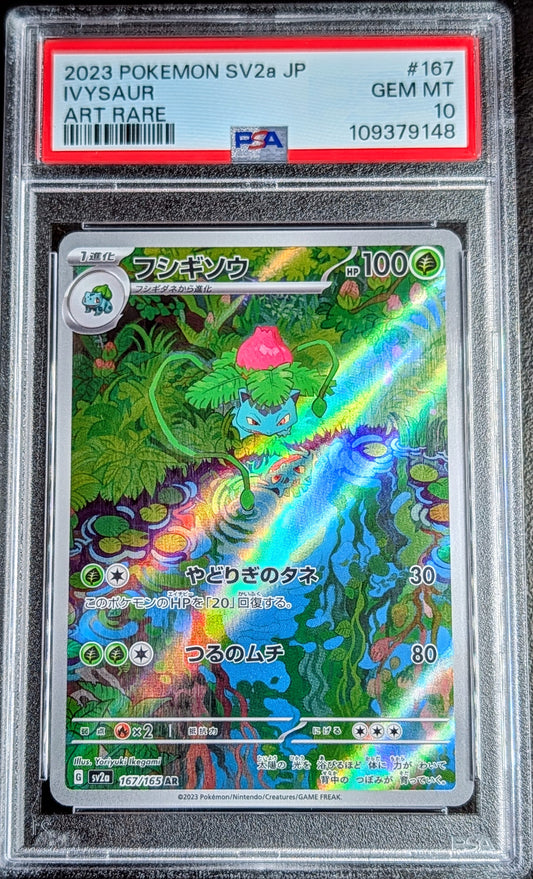 PSA 10 Ivysaur 167/165