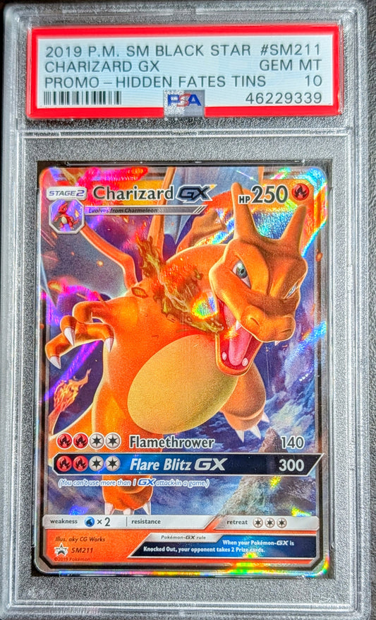 PSA 10 Charizard GX SM211