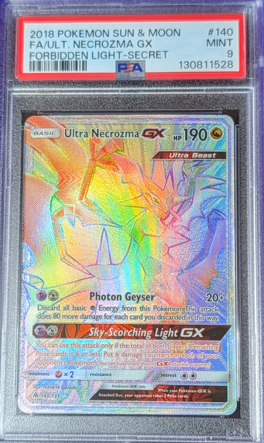 PSA 9 Ultra Necrozma GX 140/131