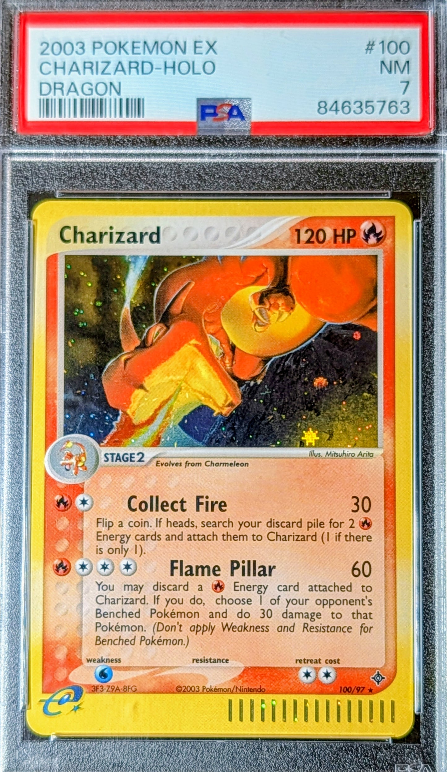 PSA 7 Charizard 100/97