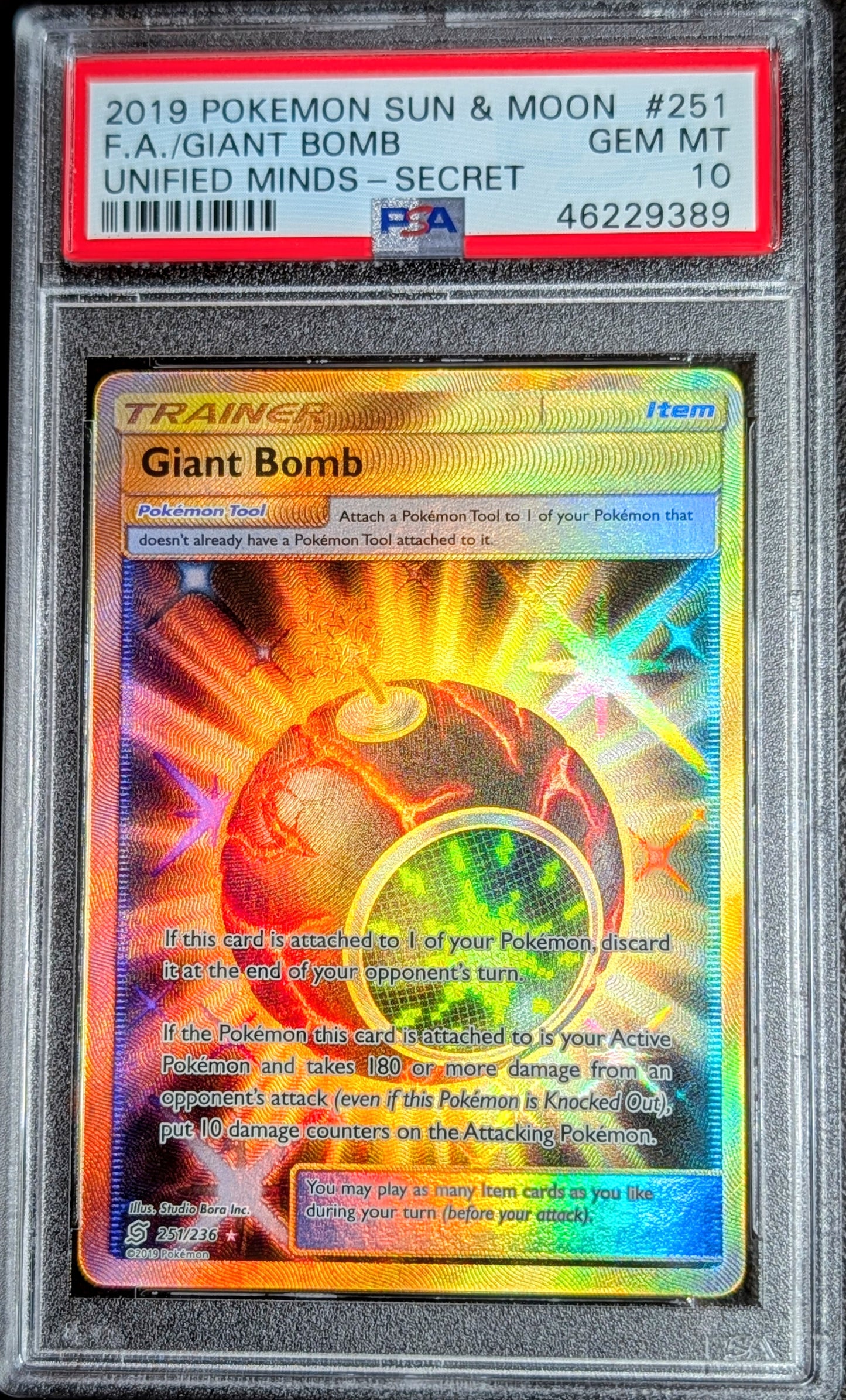 PSA 10 Giant Bomb 251/236