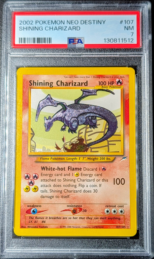PSA 7 Shining Charizard 107/105