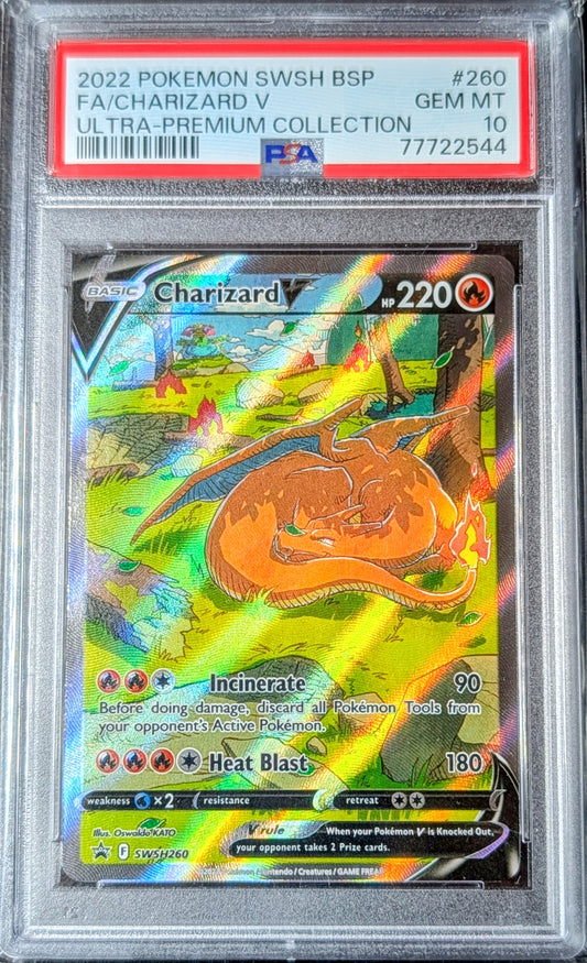 PSA 10 Charizard V SWSH260