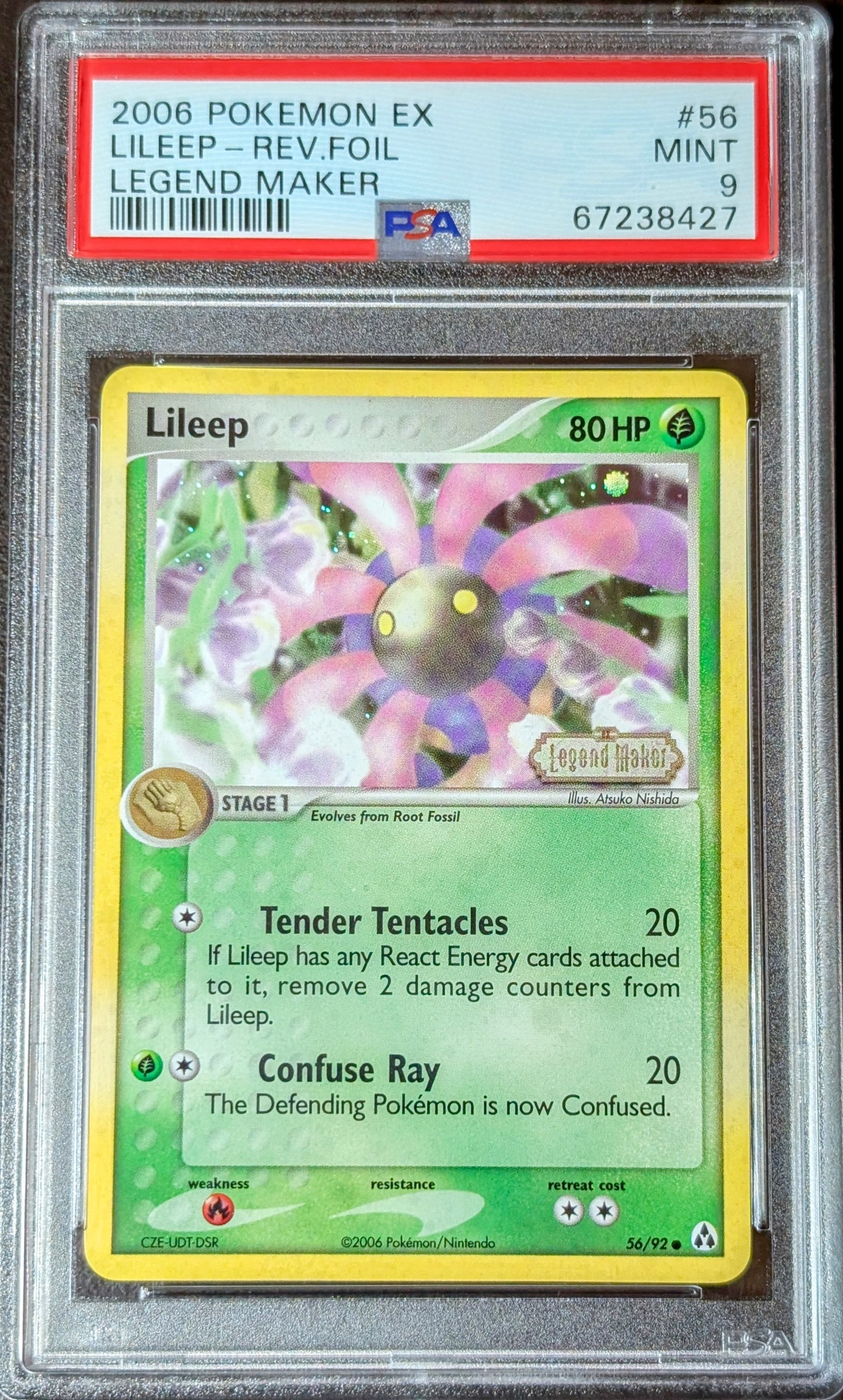 PSA 9 Lileep 56/92