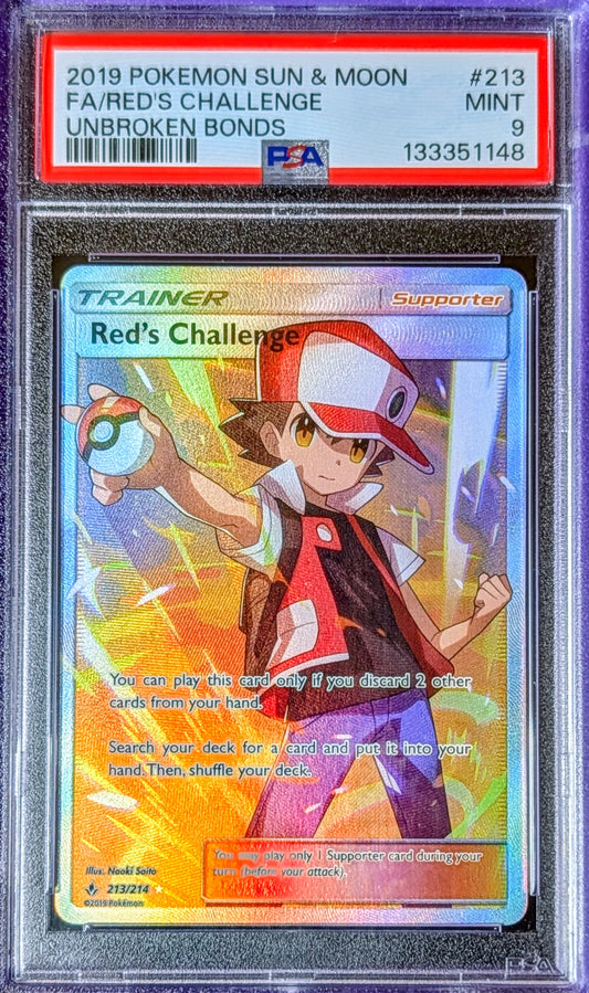 PSA 9 Red's Challenge 213/214