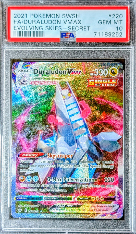 PSA 10 Duraluson VMAX 220/203