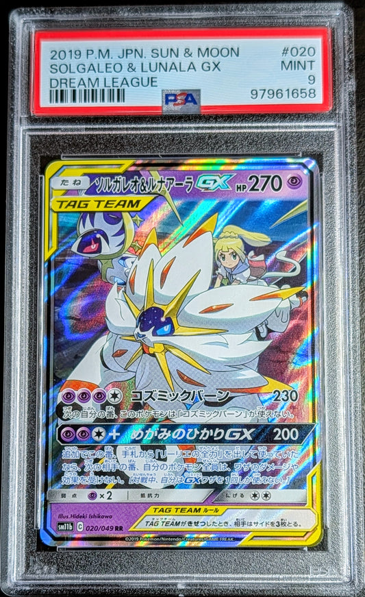 PSA 9 Solgaleo & Lunala 020/049