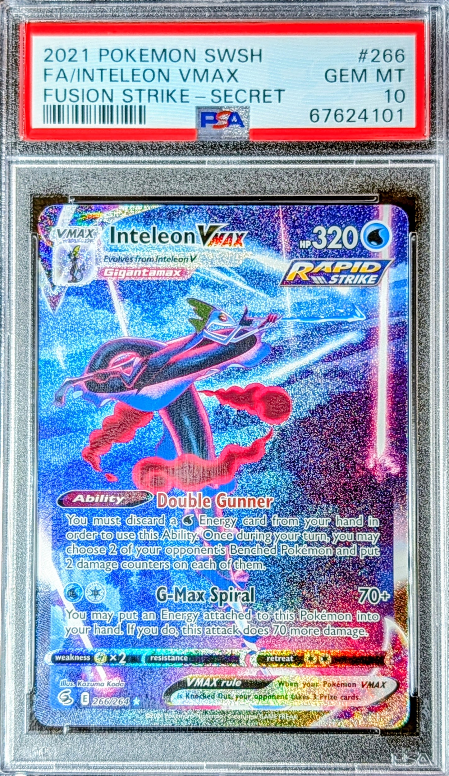 PSA 10 Inteleon VMAX 266/264
