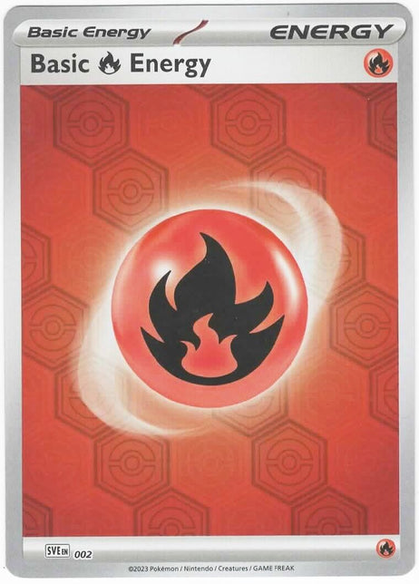 Fire Energy - 002 - Reverse Holo Energy