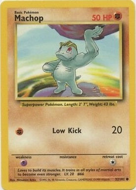 Machop - 052/102 - Common - Unlimited Edition - (LP)