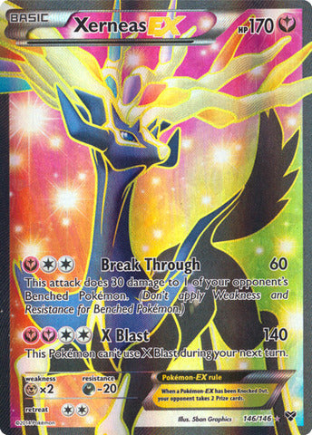 Xerneas EX (146 Full Art) - 146/146 - Ultra Rare
